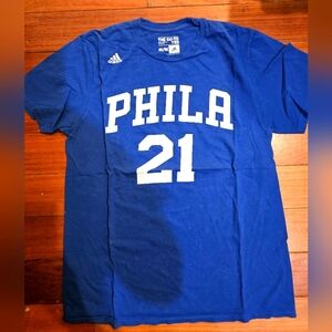 Adidas Philadelphia 76ers Joel Embiid shirt medium